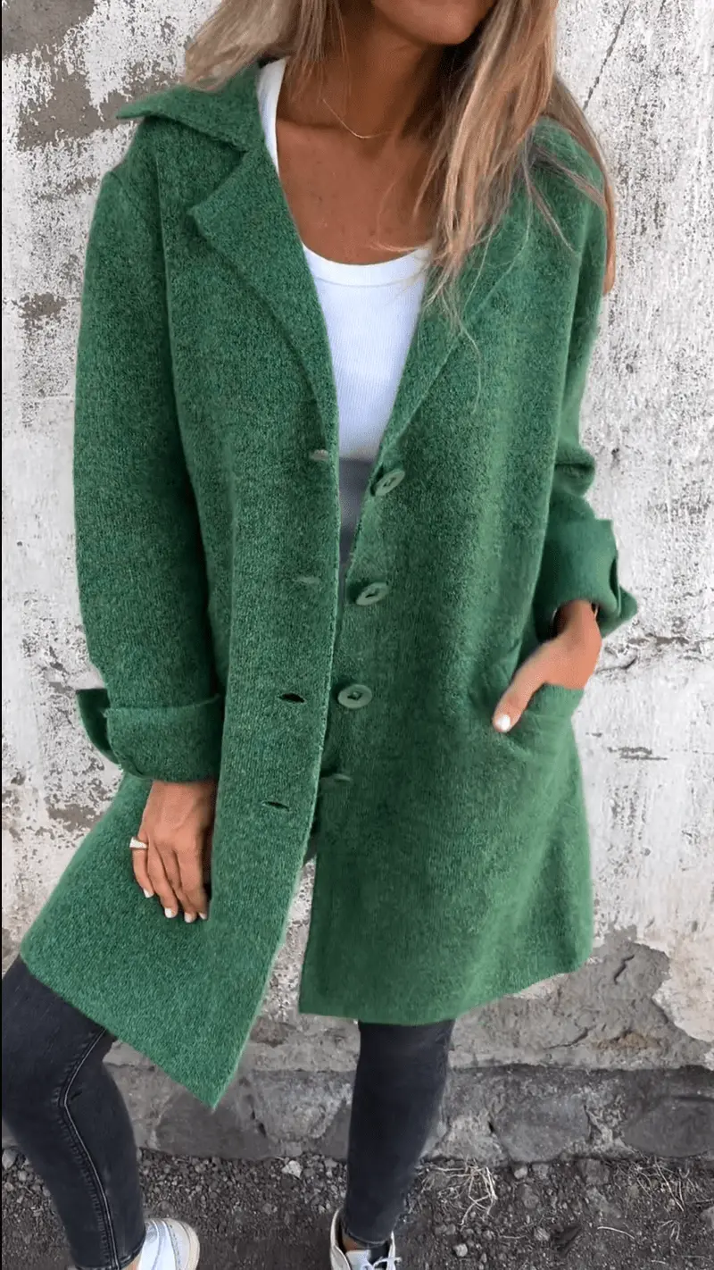 Ivanka | Langer Mantel mit Manschetten im Casual-Look - Image 4