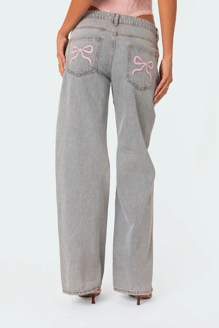 Ivette - jeans mit fliege und stickerei - Image 4