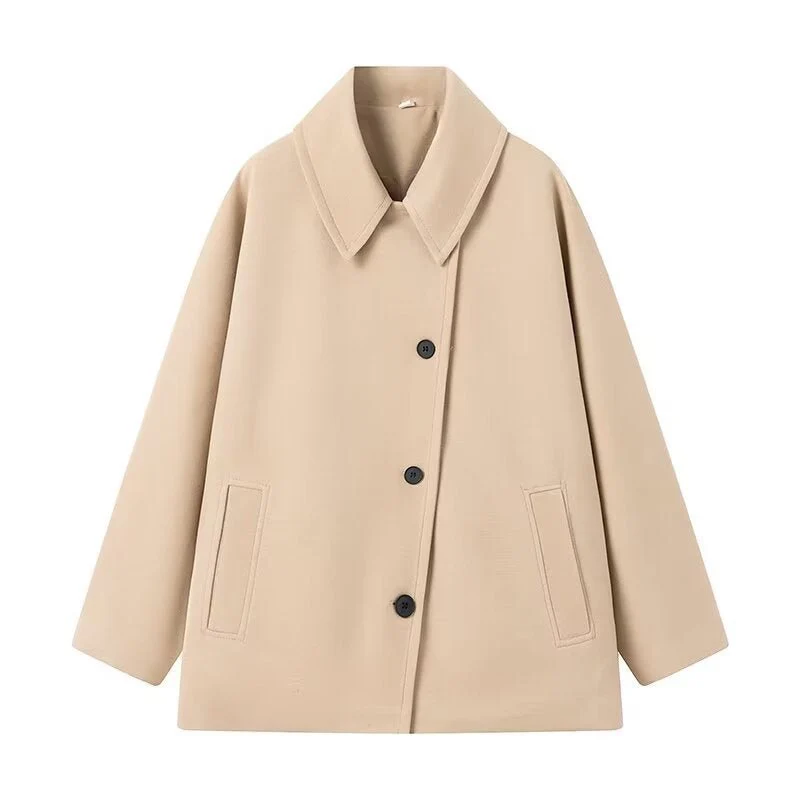 Jacqueline Asymmetrischer Mantel