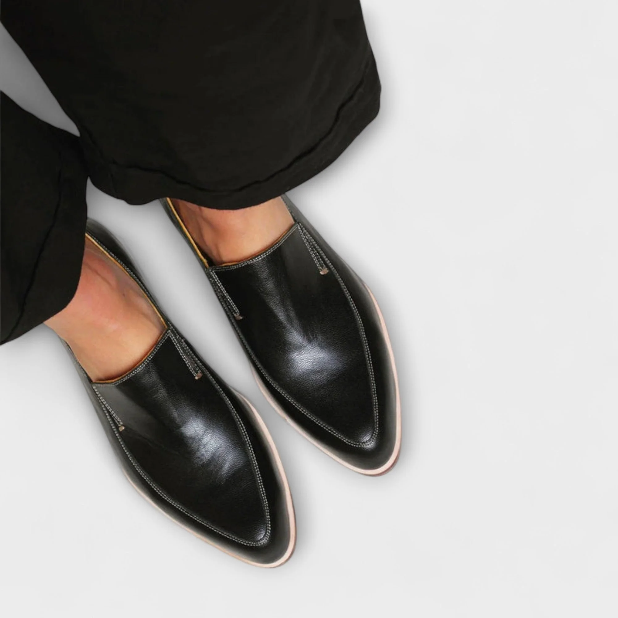 Jacqueline | Damen Klassische Slip-On Flache Loafer