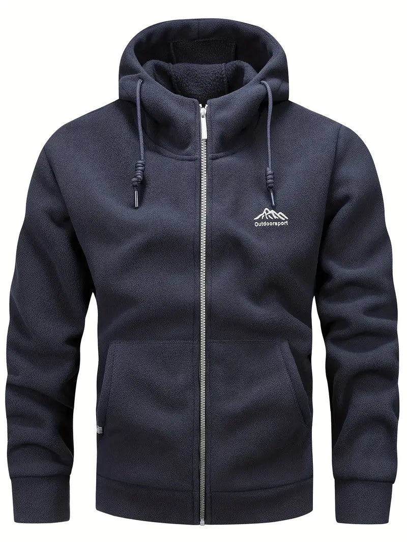 Jamir – warme fleecejacke für herren mit hapuze - Image 4