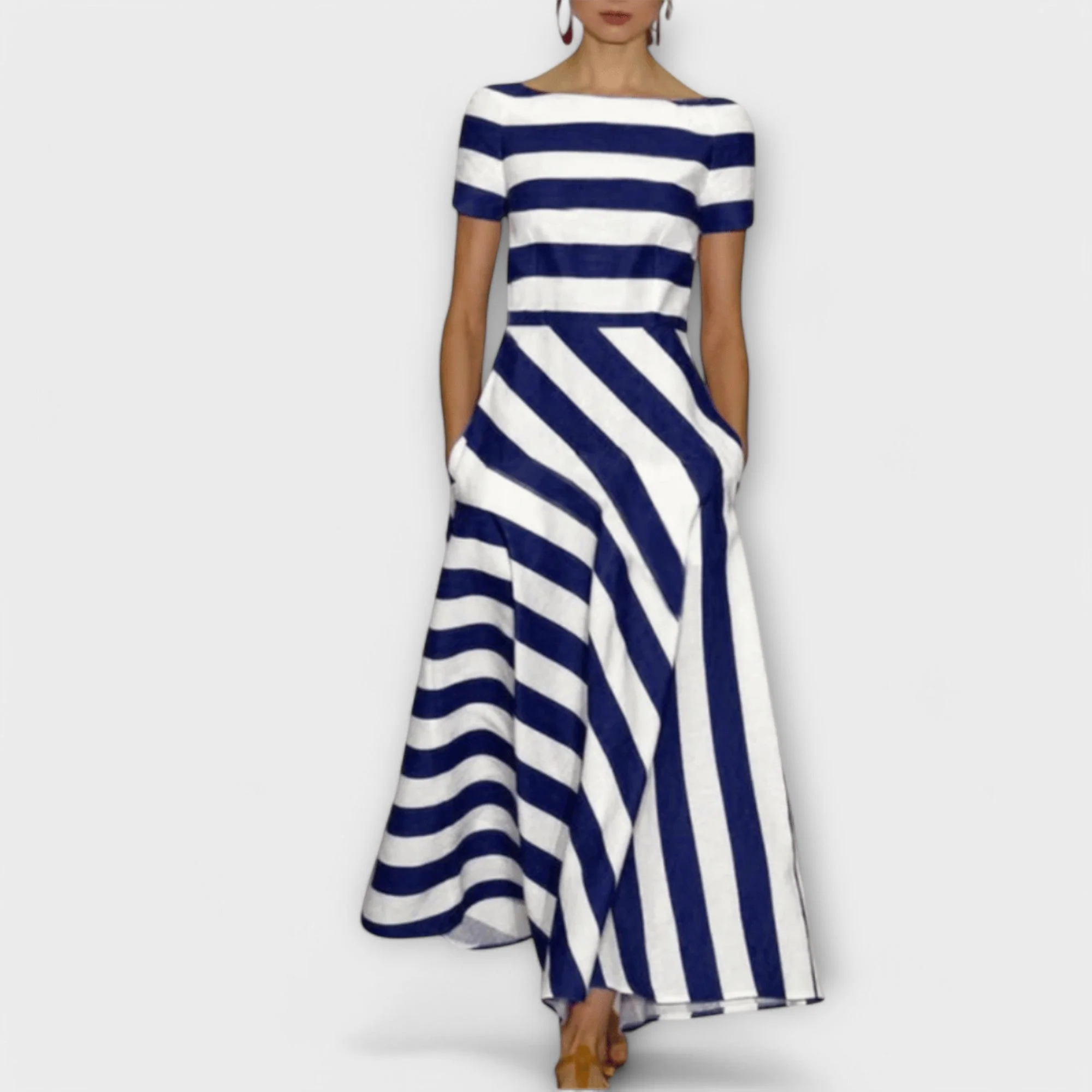 Janell - Streifenmaxikleid - Image 2