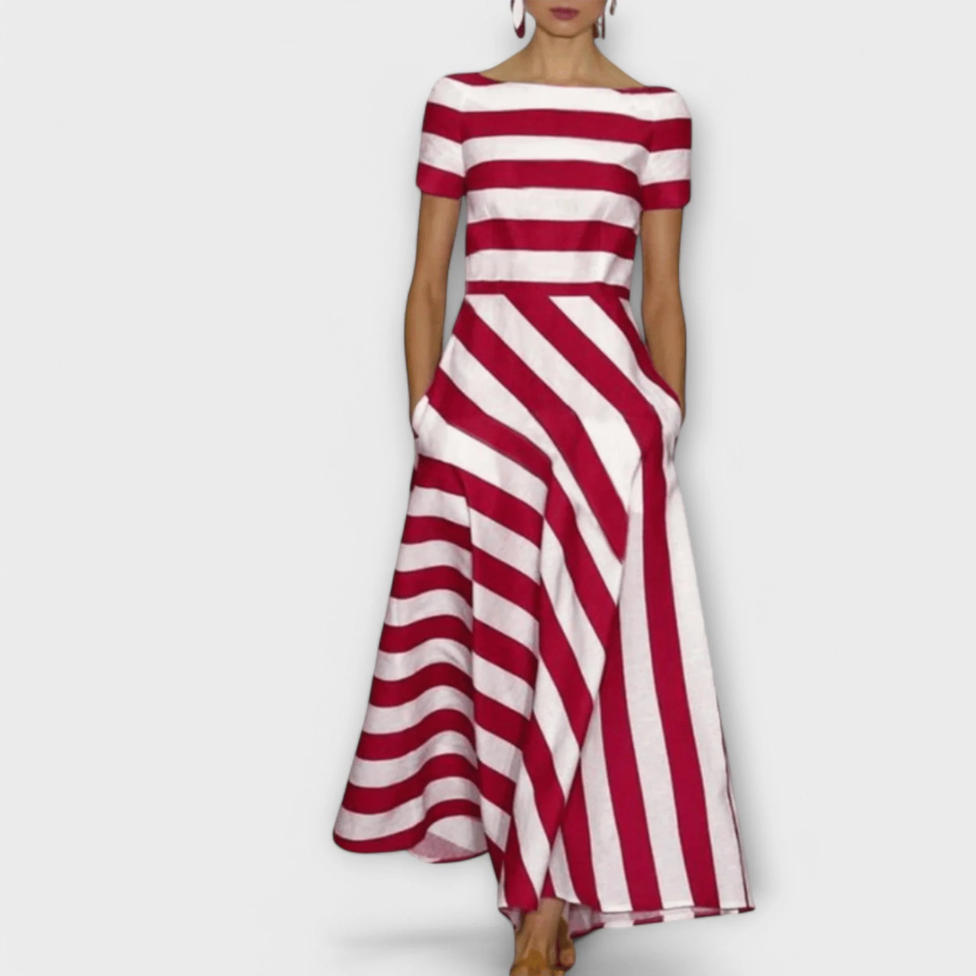 Janell - Streifenmaxikleid - Image 3