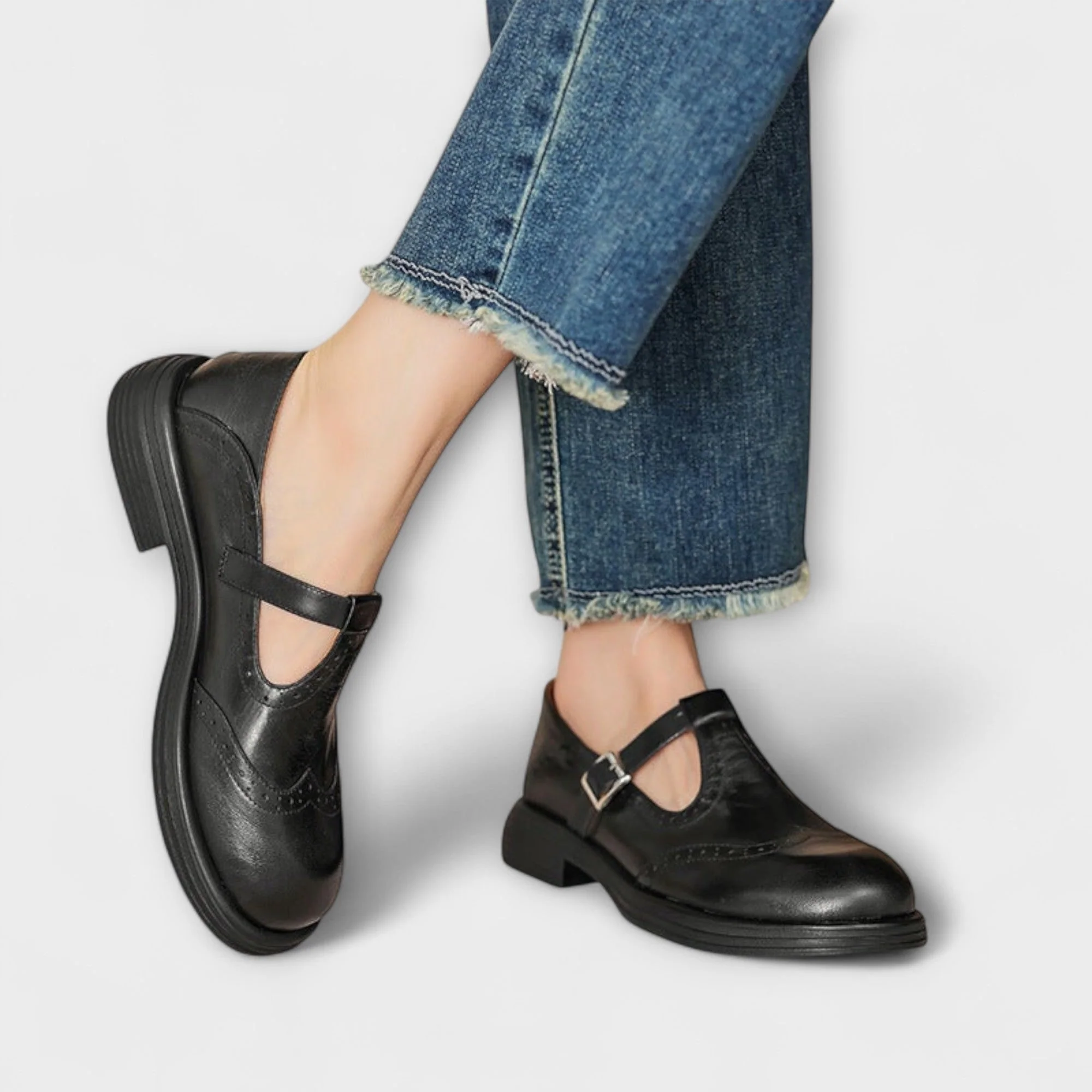 Janine | Leder Mary Janes - Image 5