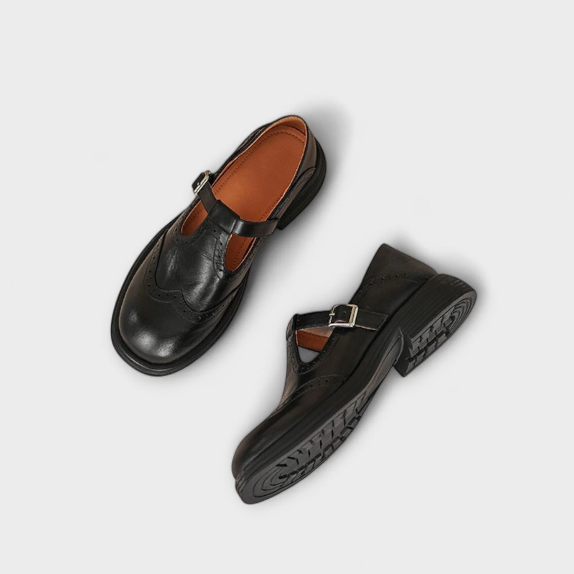 Janine | Leder Mary Janes - Image 6