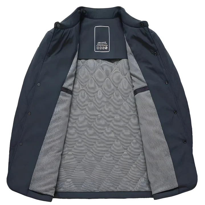 JANNIK - GESTEPPTES JACKE MIT KNÖPFEN - Image 2