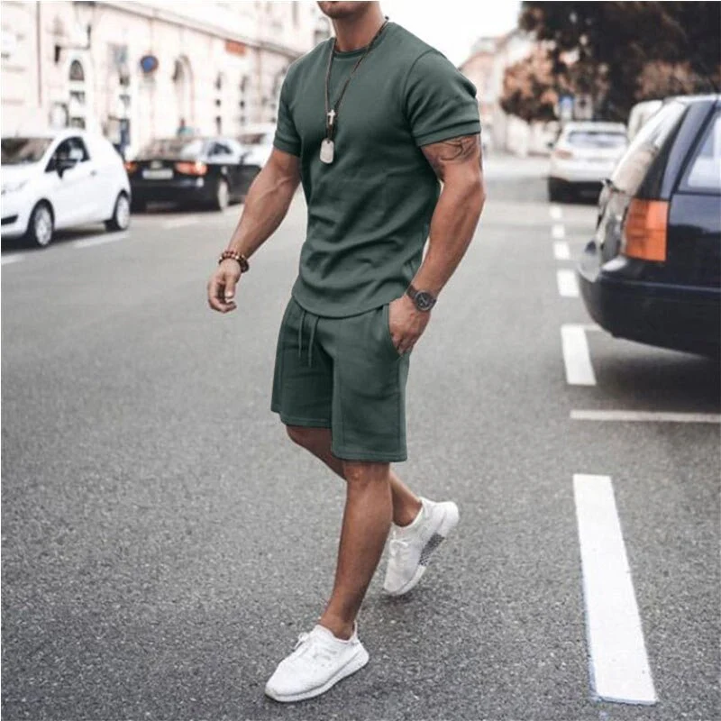 Jarek Kurzarm T-Shirt und Shorts Set - Image 4