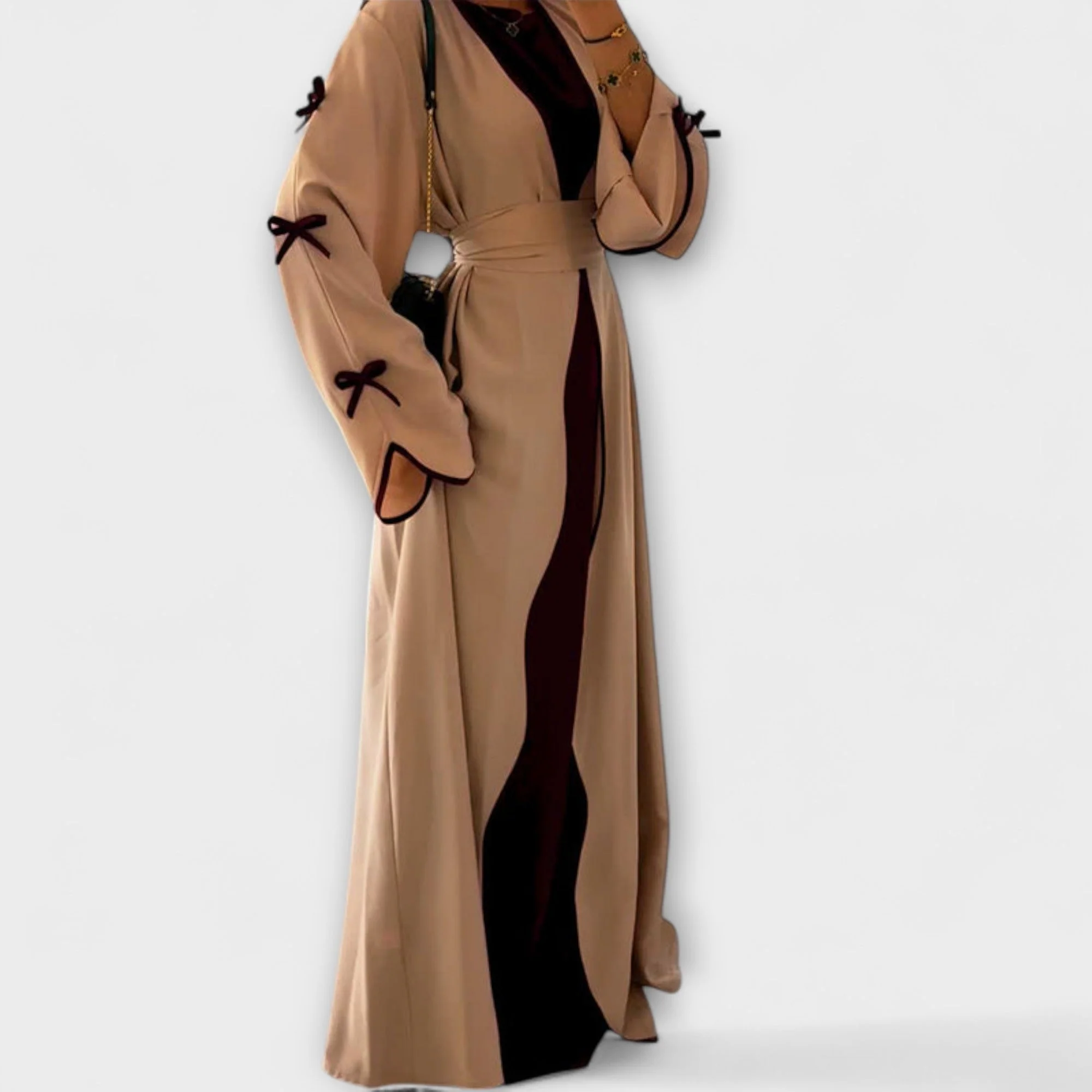 Jasmin - Elegantes Set aus Cardigan und Kleid mit Schleifenakzent - Image 8
