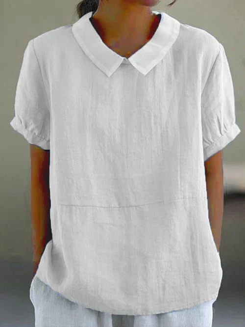 JASMINA - LOCKERE LEINENBLUSE - Image 2