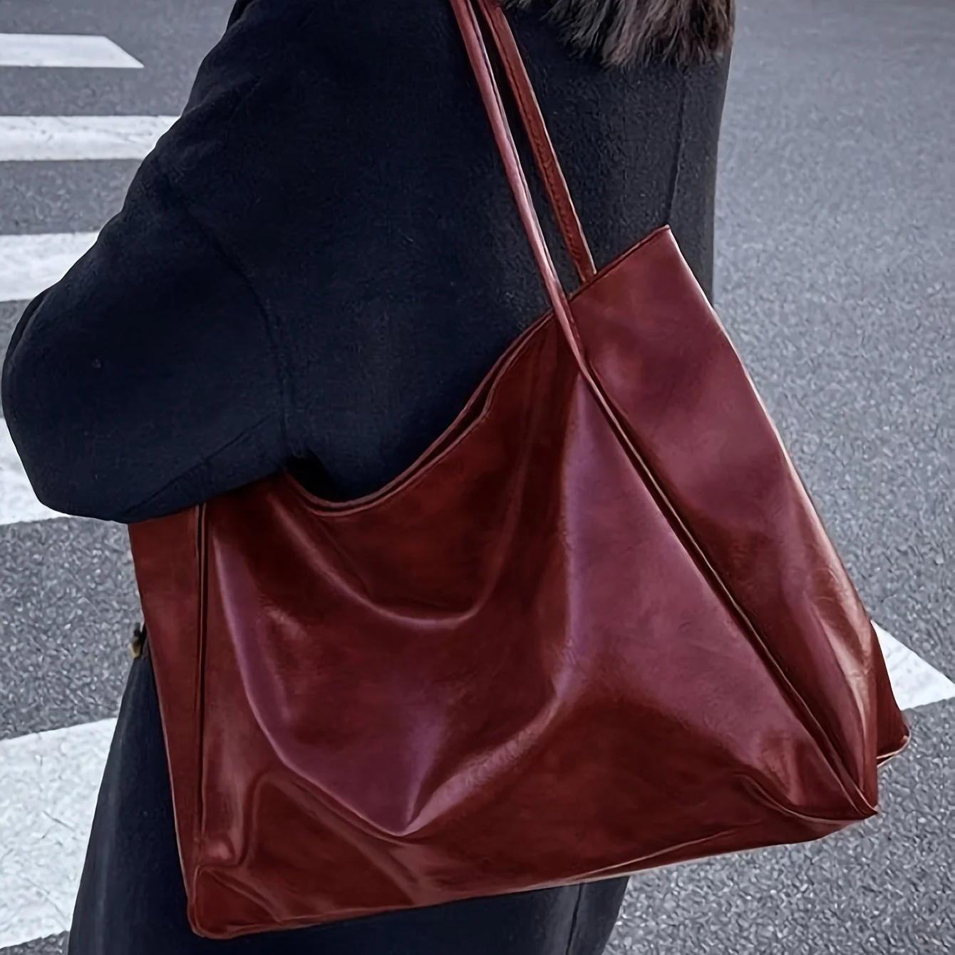 Jasmine | Leder Schultertasche - Image 2