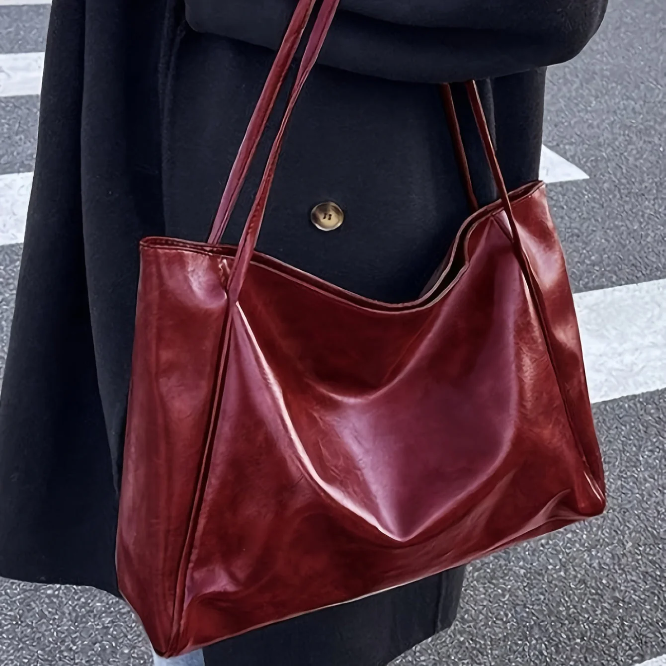 Jasmine | Leder Schultertasche - Image 4