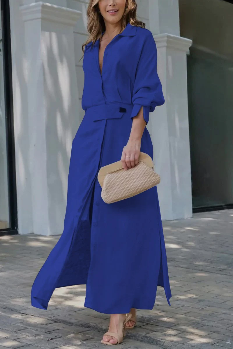 Jeanette | Maxikleid mit V-Ausschnitt - Image 5