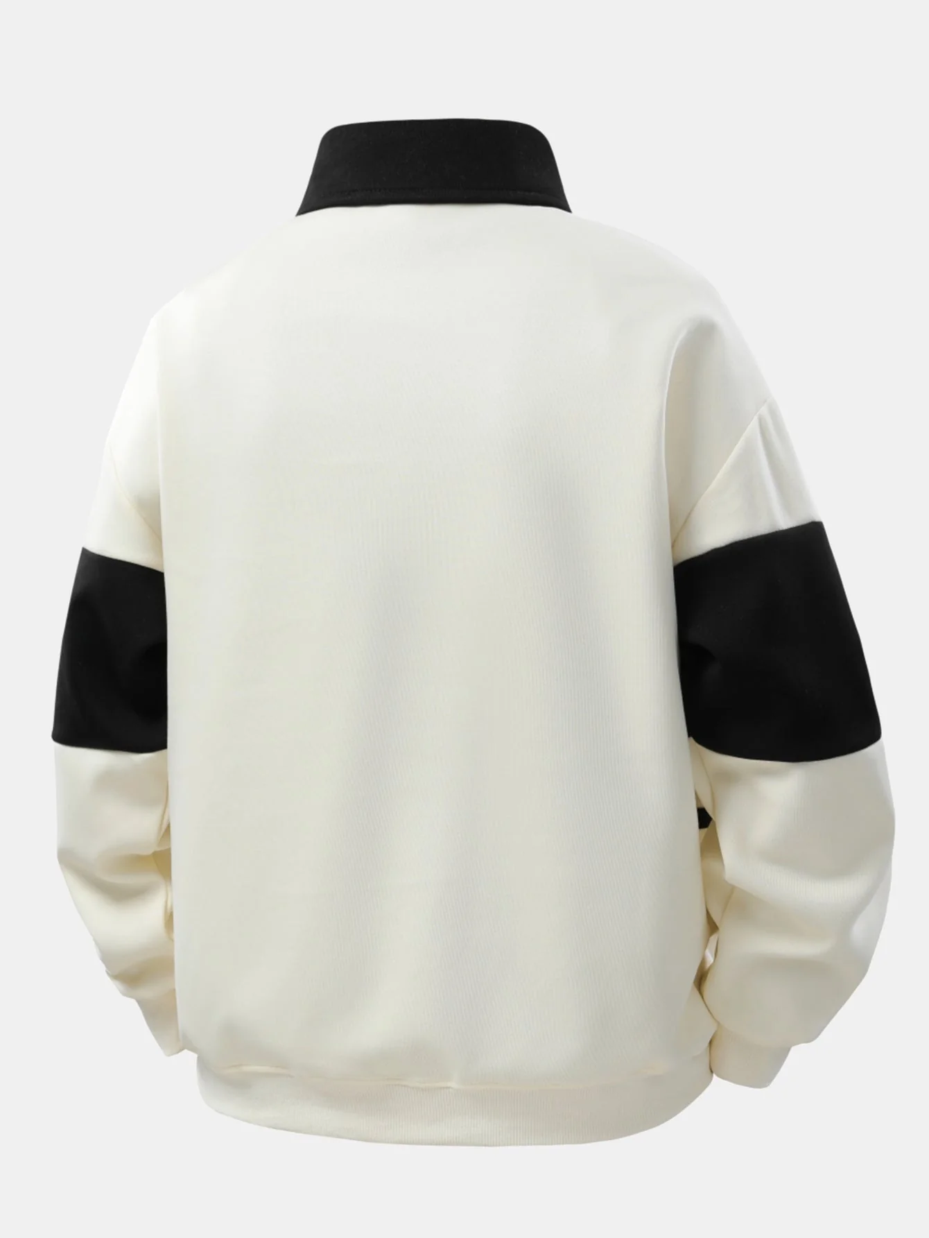 Jefro – Sweatshirt Mit Farbblock Und Cord Hose - Image 3