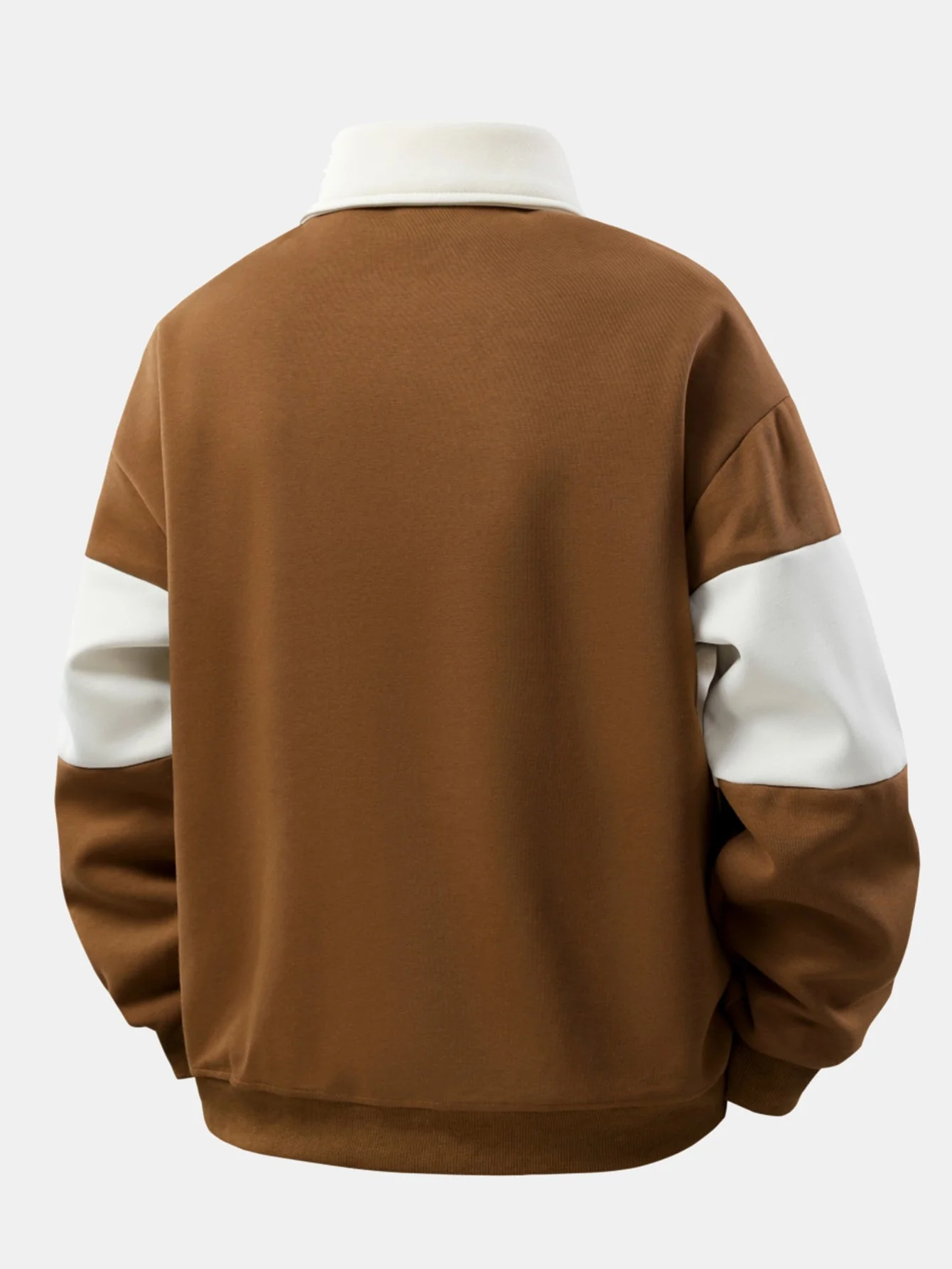 Jefro – Sweatshirt Mit Farbblock Und Cord Hose - Image 4