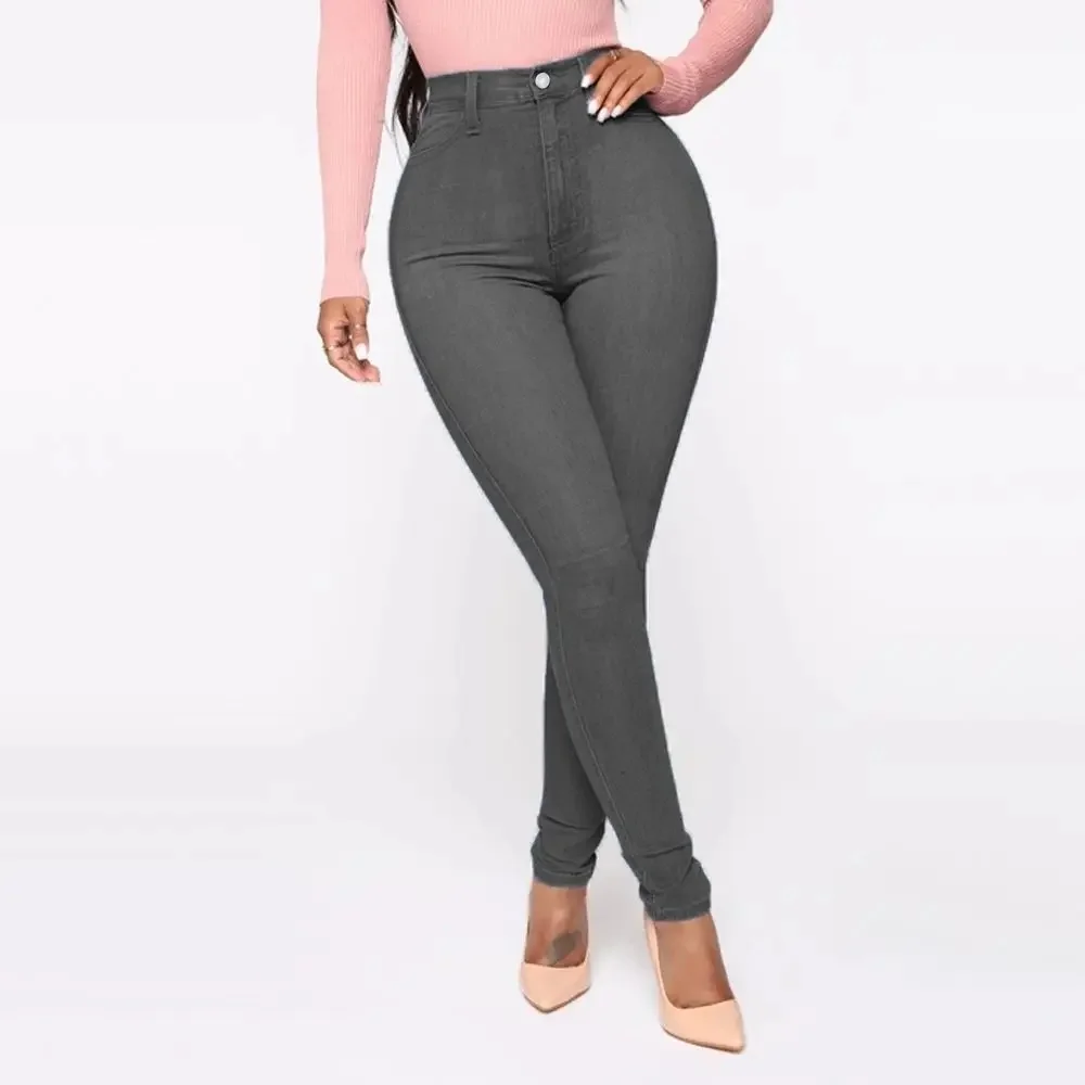 Jeggings Damen Slim Fit | Hoher Bund Knöchellang - Image 2