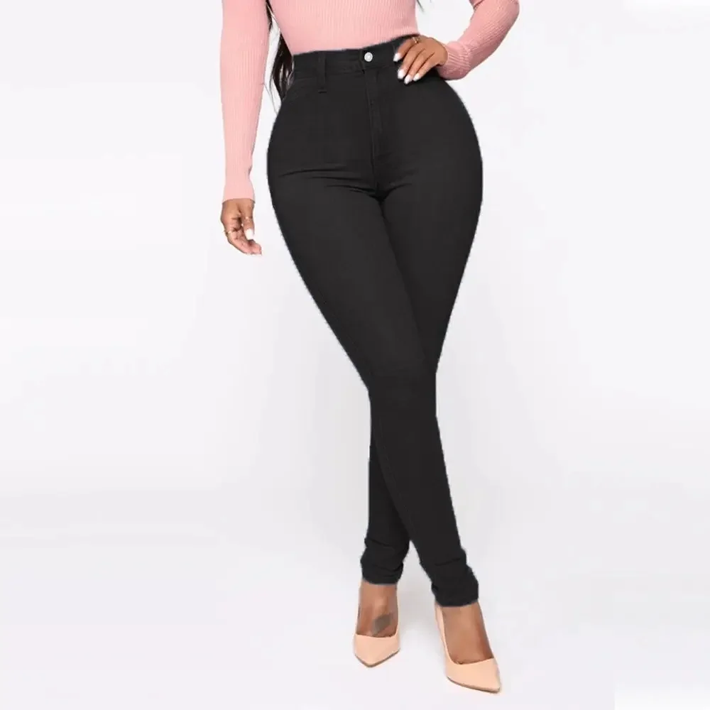 Jeggings Damen Slim Fit | Hoher Bund Knöchellang - Image 3