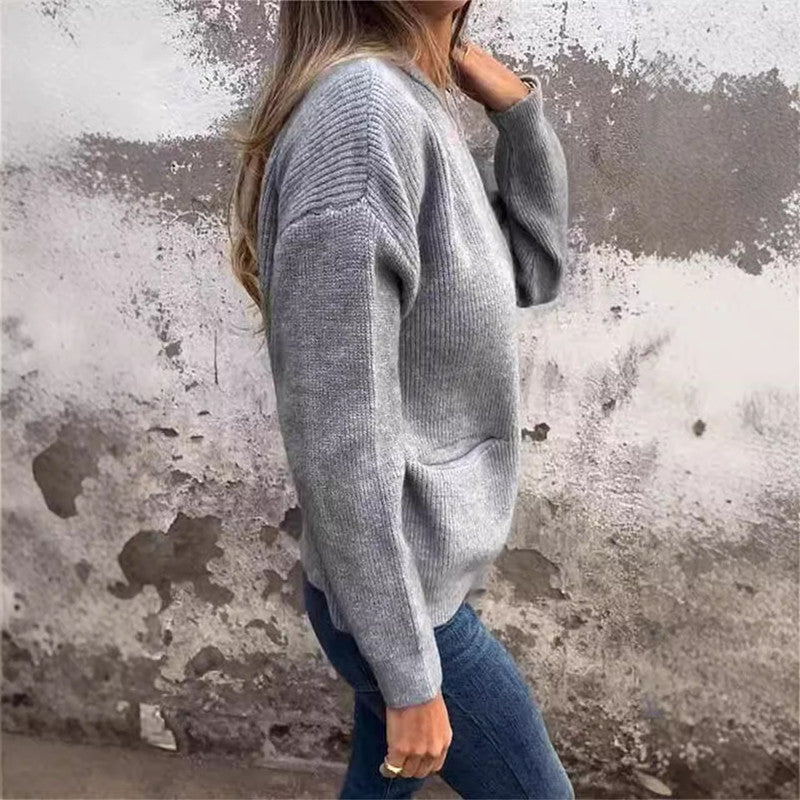 JENELL - STRICKJACKE MIT GROSSEN TASCHEN - Image 2