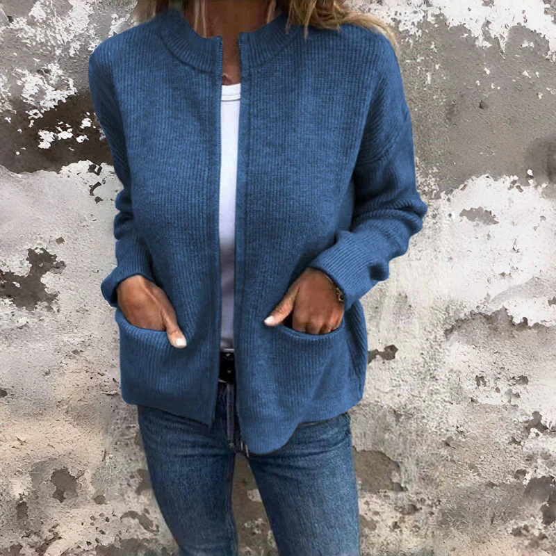 JENELL - STRICKJACKE MIT GROSSEN TASCHEN - Image 8