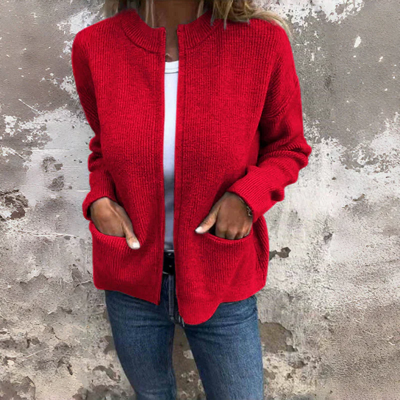 JENELL - STRICKJACKE MIT GROSSEN TASCHEN - Image 9