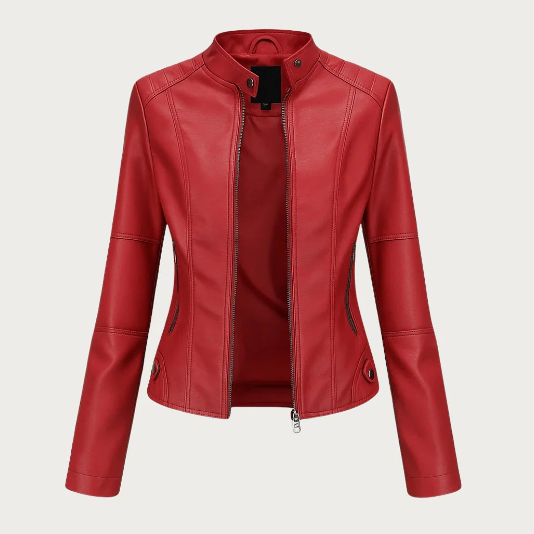 Jeniffer™ | Lederjacke im modernen Stil