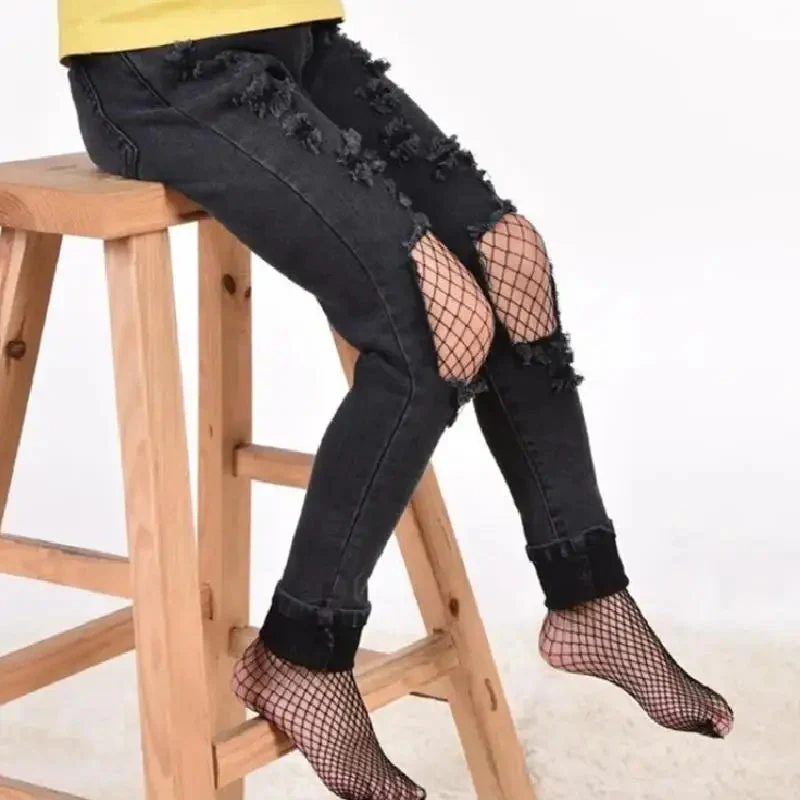 Jennifer | Elegante Strumpfhose mit Fischgrätenmuster - Image 3
