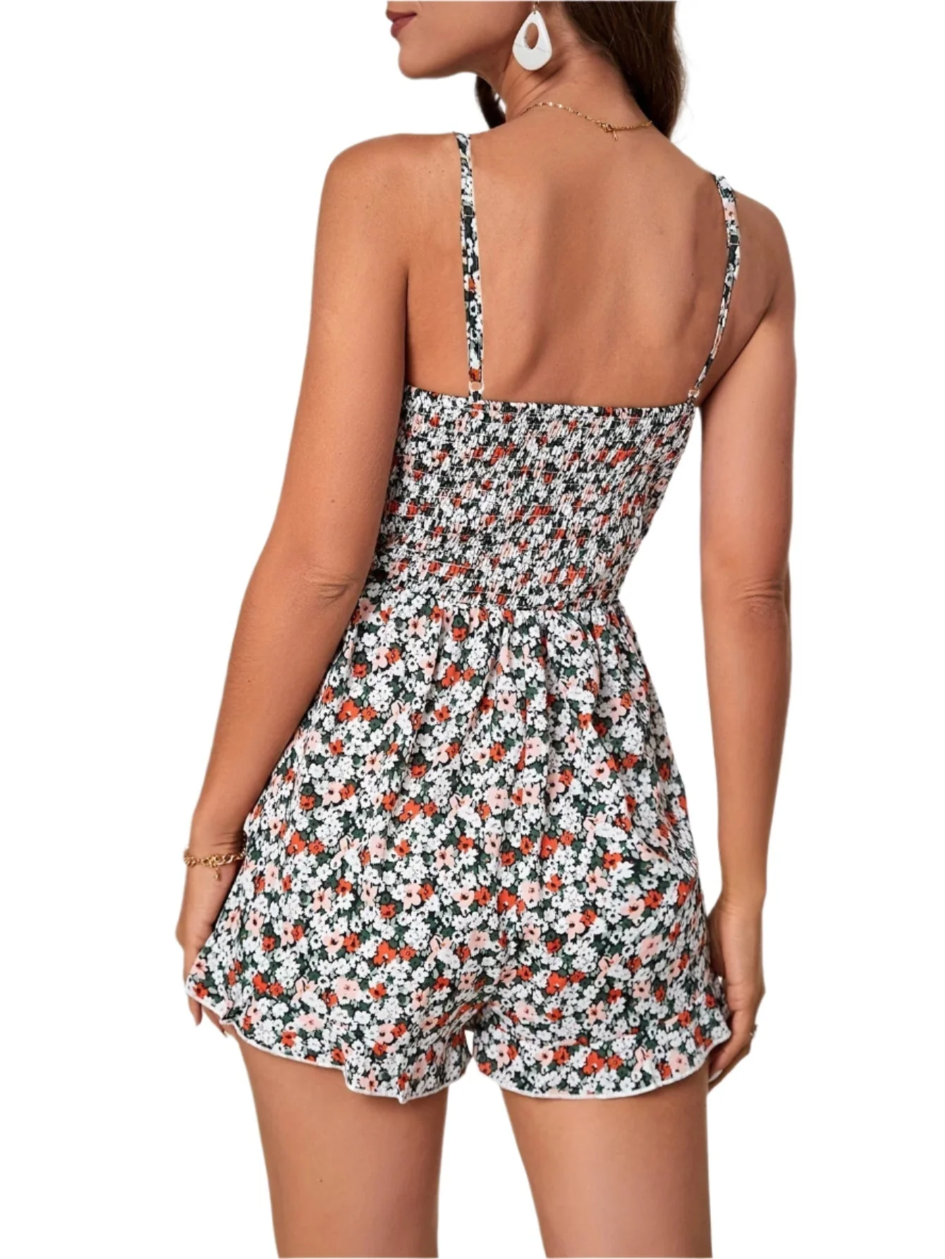 Jessica - Jumpsuit mit ausgeschnittenem Sommerblumenmuster - Image 2