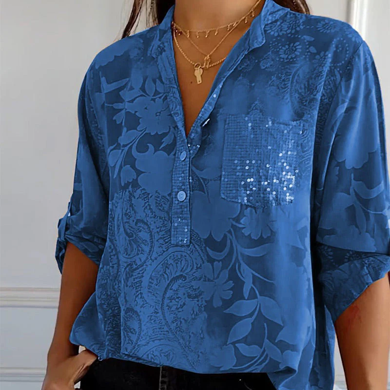 Jessika | Elegantes Sommer  V Ausschnitt Top - Image 4