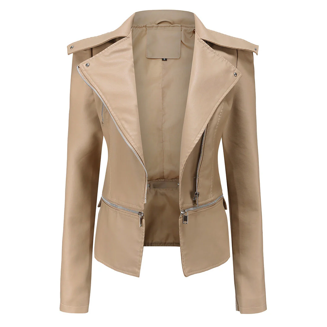 Jessika | Moderne Figurbetonte Bikerjacke - Image 4