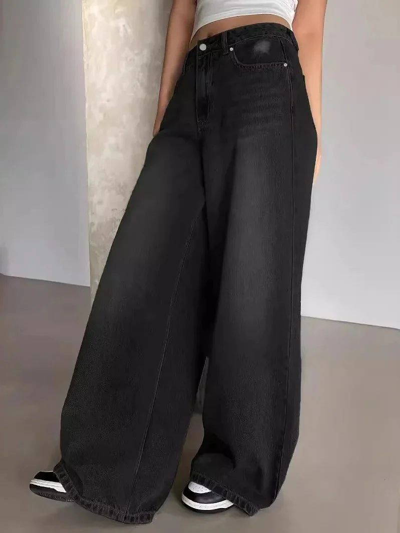 Jessika | Weite Baggy Jeans mit Mittelhohem - Image 4
