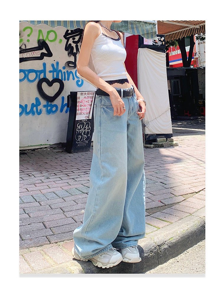 Jobelle Hochtaillierte Baggy Jeans - Image 2