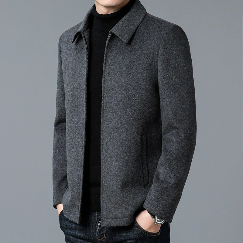 JOHANN - ÜBERGROßE WOLLJACKE MIT REISSVERSCHLUSS