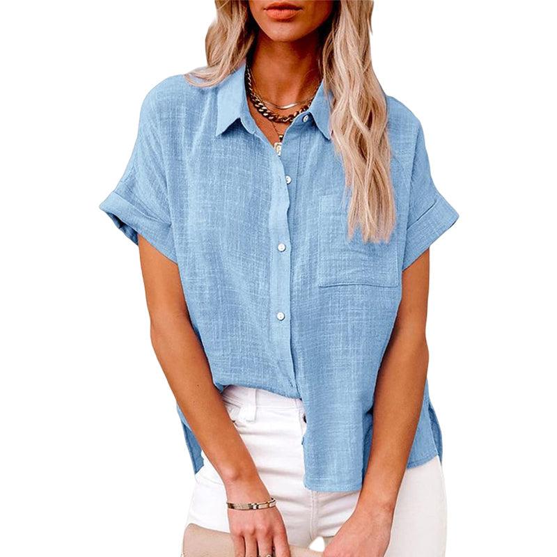 Johanna | Lässige Eleganz Kurzarmbluse - Image 2