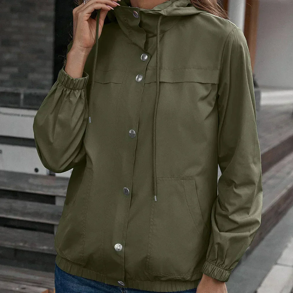 Johanna | Wasserdichter Trenchcoat mit Kapuze - Image 2