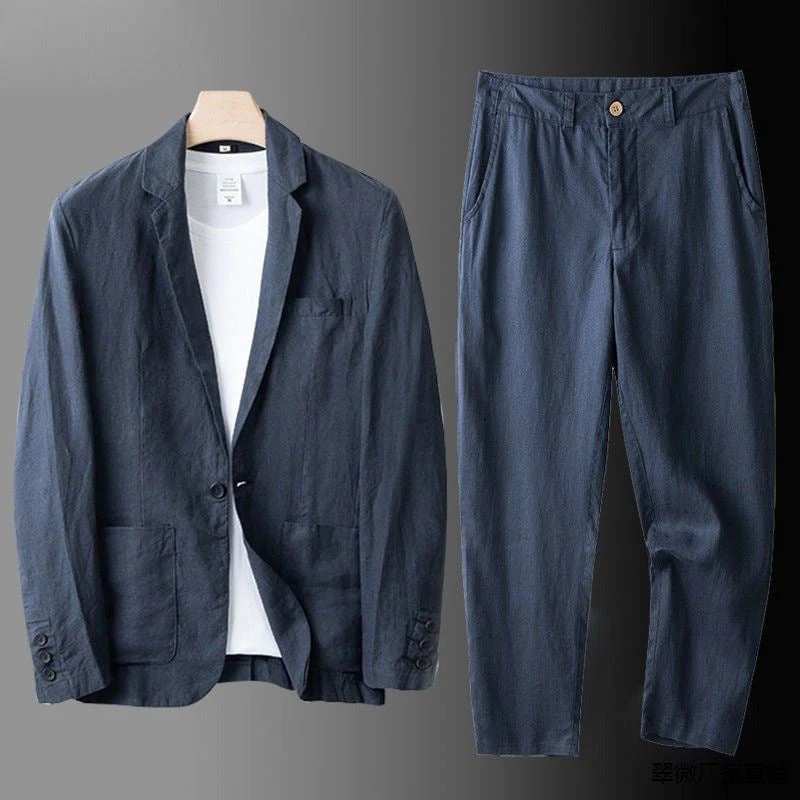 JOHANNES - SET BLAZER UND GERADE HOSE - Image 11