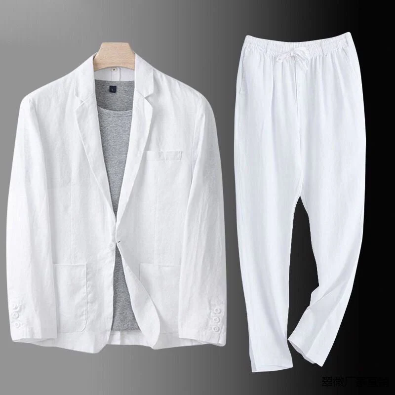 JOHANNES - SET BLAZER UND GERADE HOSE - Image 12