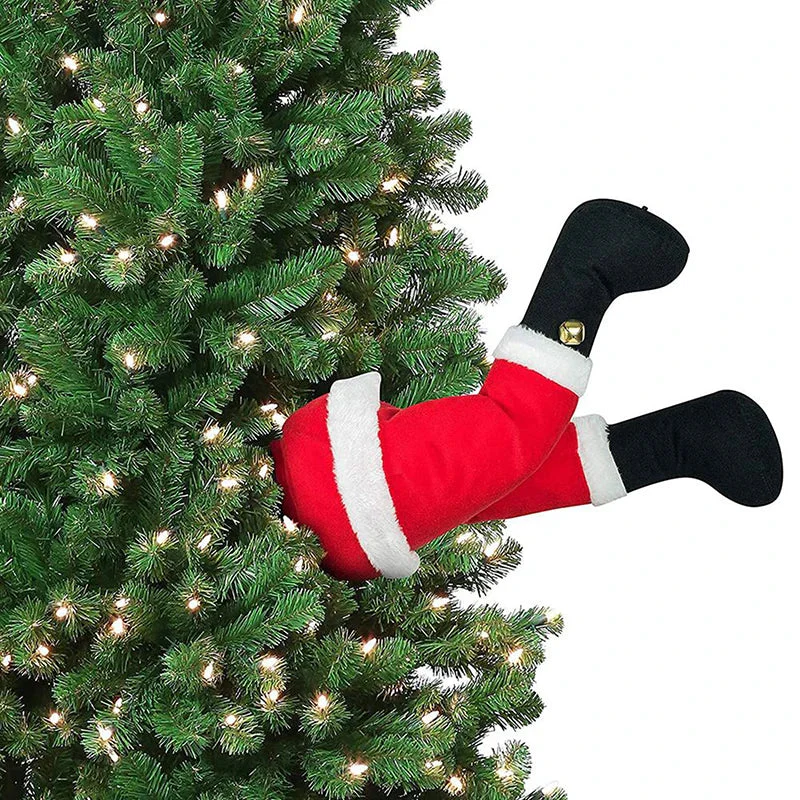 JollyLegs | Weiche Plüsch-Weihnachtsbaumdekoration - Image 4