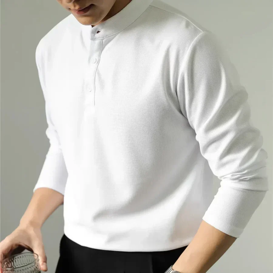 JORG - LANGÄRMELIGES T-SHIRT MIT HOHEM KRAGEN - Image 2