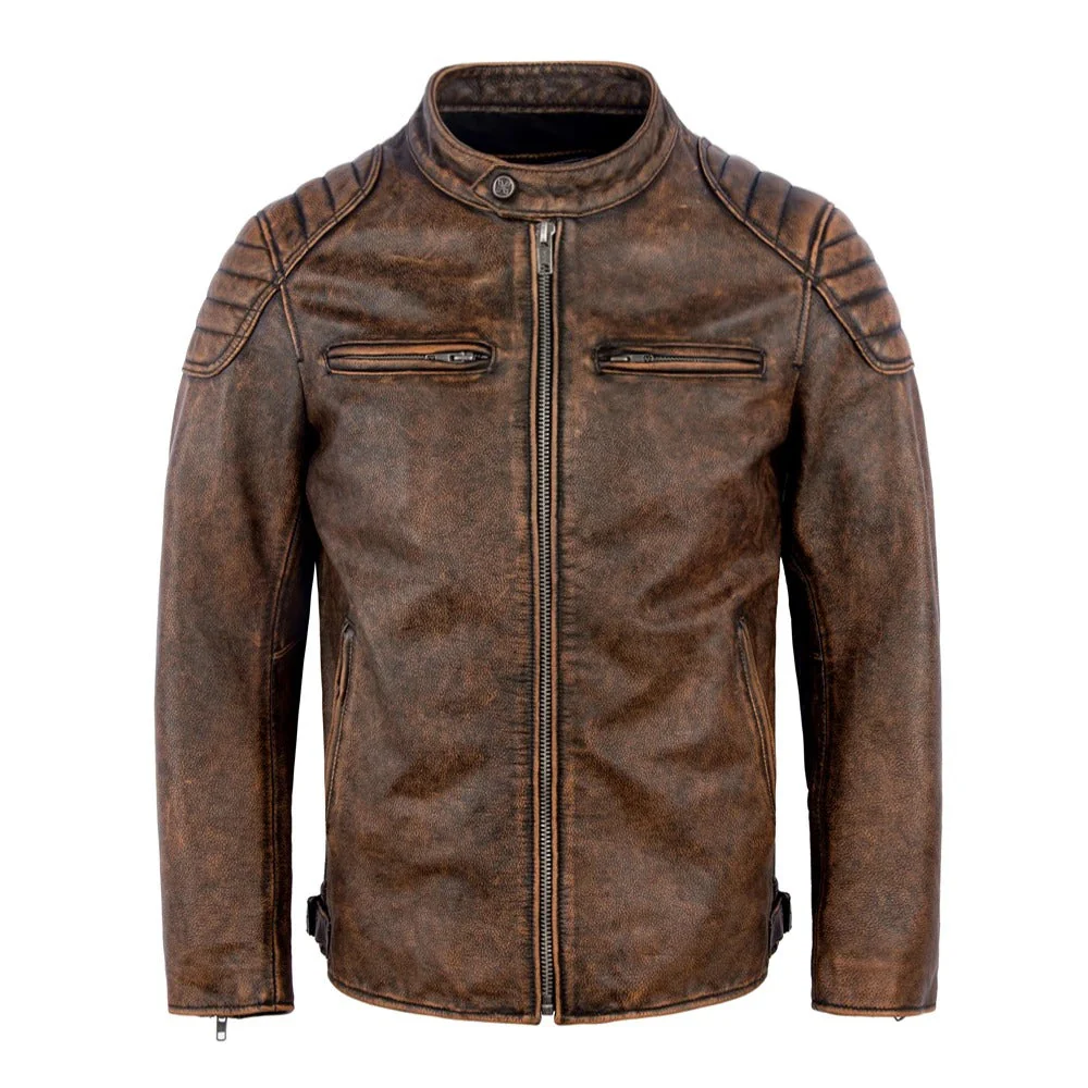 Jorge – Lederjacke Mit Frontreißverschluss - Image 5