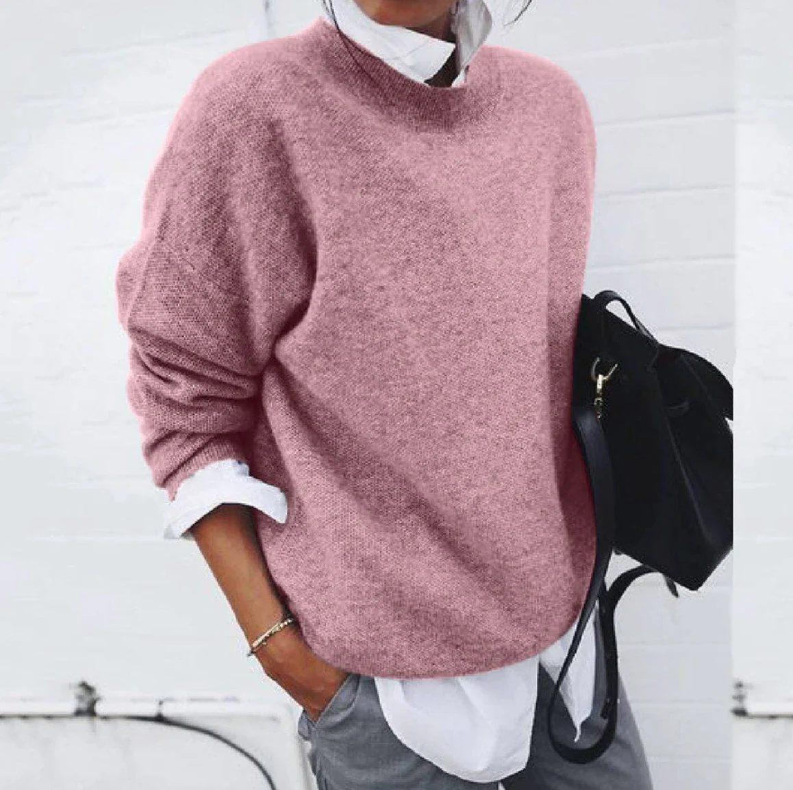 Jovanka | Entspannt Weich Damen Strickpullover - Image 3