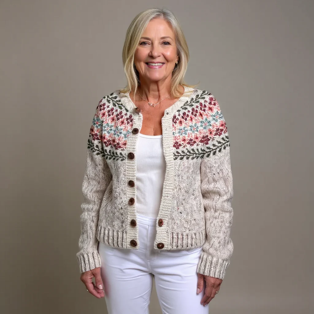 Joy | Vintage Isländische Strickjacke - Image 2