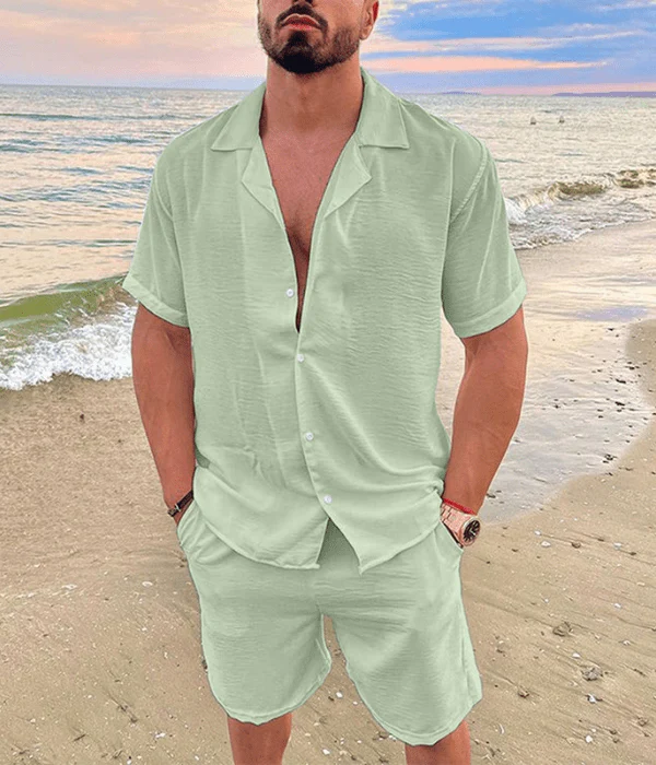 Julian Kurzarmhemd und Shorts Set - Image 2