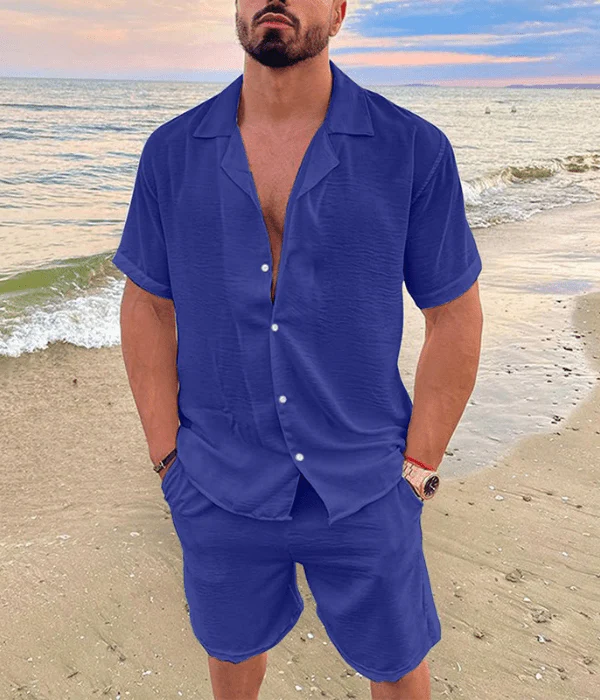 Julian Kurzarmhemd und Shorts Set - Image 4