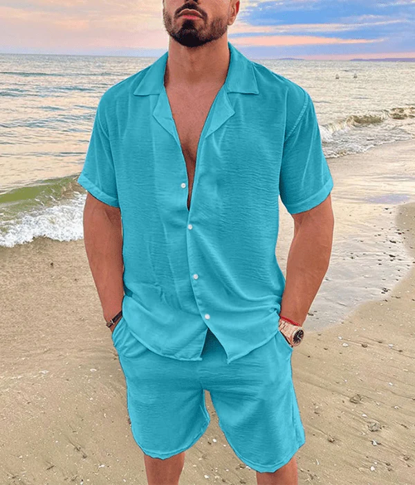 Julian Kurzarmhemd und Shorts Set - Image 5