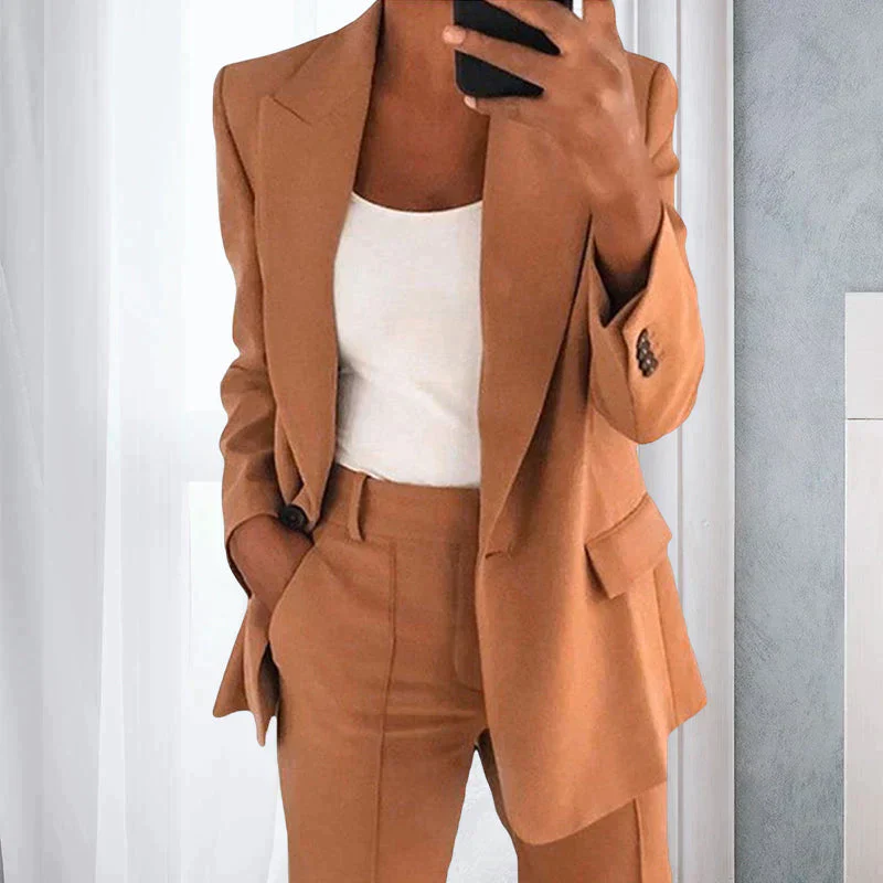 Juliana | Klassisches Power Dressing Damen Anzug Set - Image 3