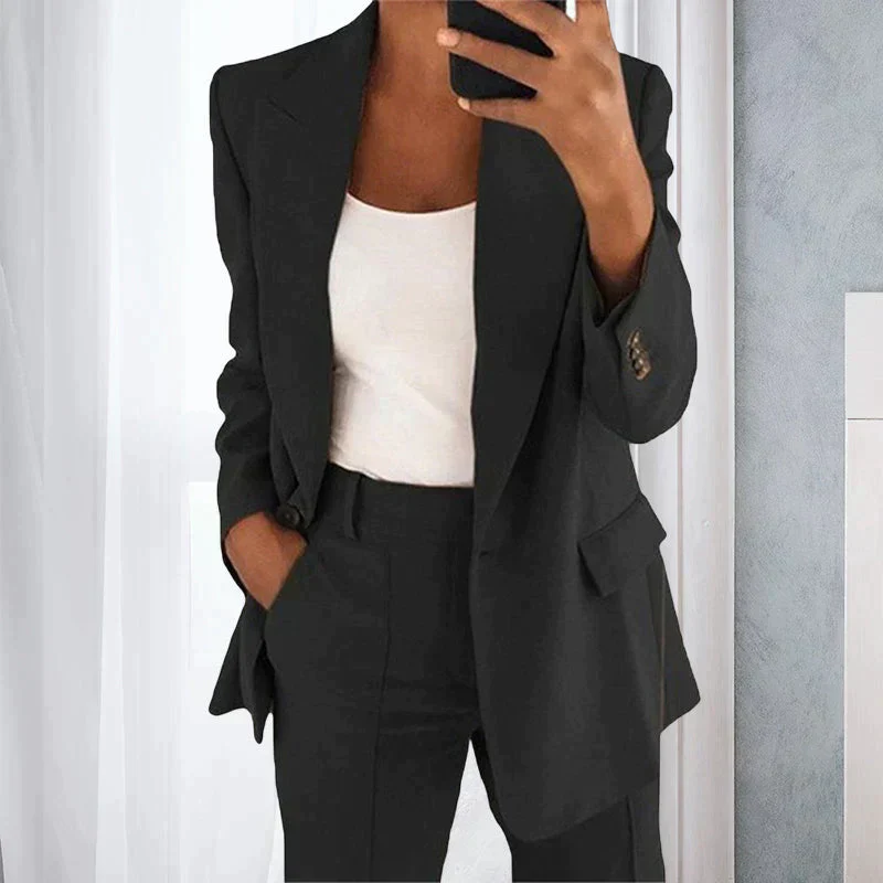 Juliana | Klassisches Power Dressing Damen Anzug Set - Image 5