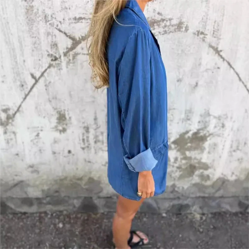 JUNA - OVERSIZE-BLAZER AUS DENIM - Image 2