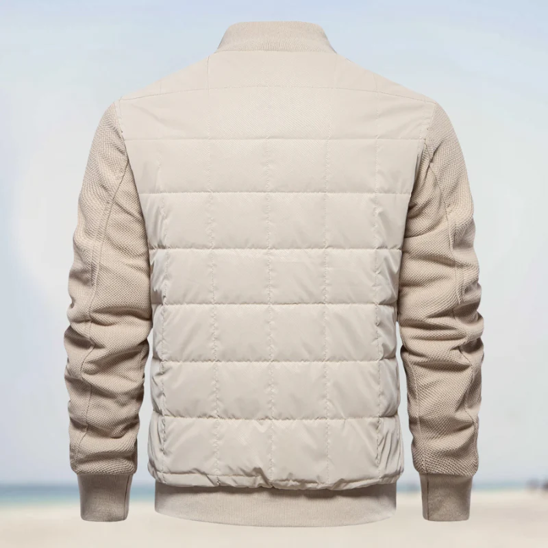 JURGEN - GESTEPPTE JACKE MIT ÄRMELN AUS STRICKSTOFF - Image 2
