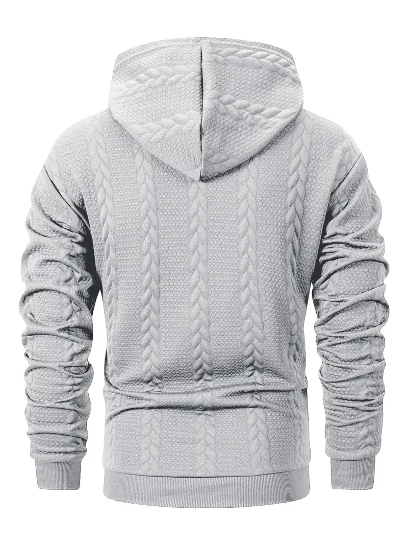Justus – Langärmeliger Strickpullover Mit Kapuze