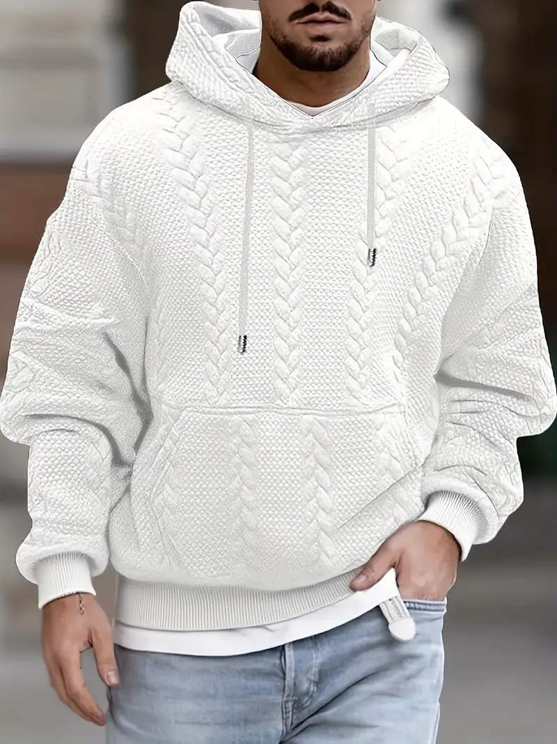 Justus – Langärmeliger Strickpullover Mit Kapuze - Image 6