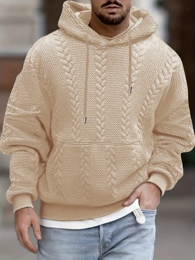 Justus – Langärmeliger Strickpullover Mit Kapuze - Image 7
